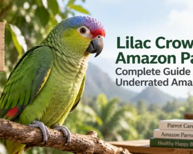 Lilac Crowned Amazon Parrot